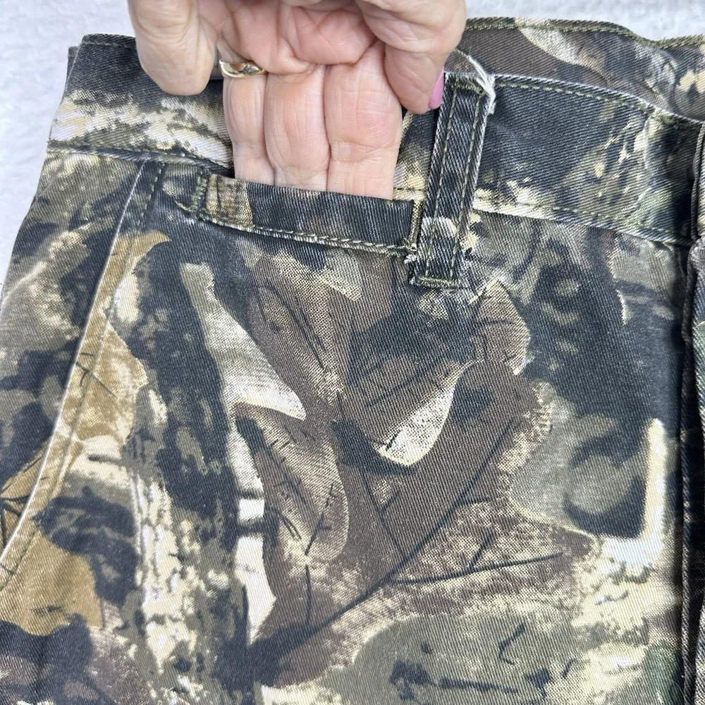 MNML Camo‎ Cargo Pants Woodland Camouflage Button Fly Tactical Workwear 30x32